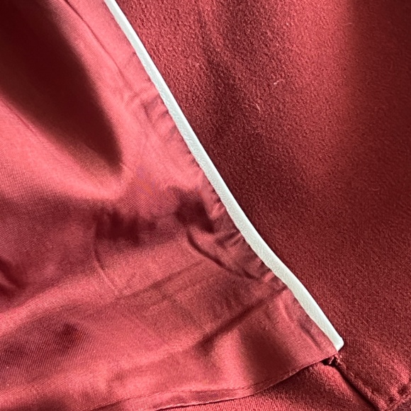 Anne Klein Burgundy/Cooper Single Breasted Blazer Size 4 - Picture 11 of 13